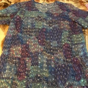 Scrub top large